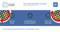 Desktop Screenshot of biomarkers-congress.com