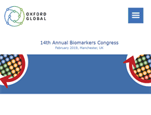 Tablet Screenshot of biomarkers-congress.com